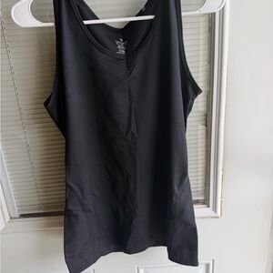 Compression tank top Sleek Black Women's Tank Top